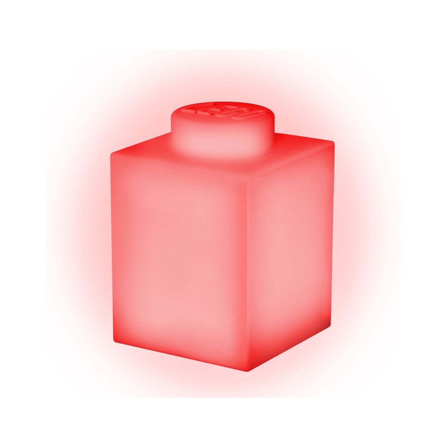 LEGO Iconic 1x1 Silicone Brick Nite lite Red