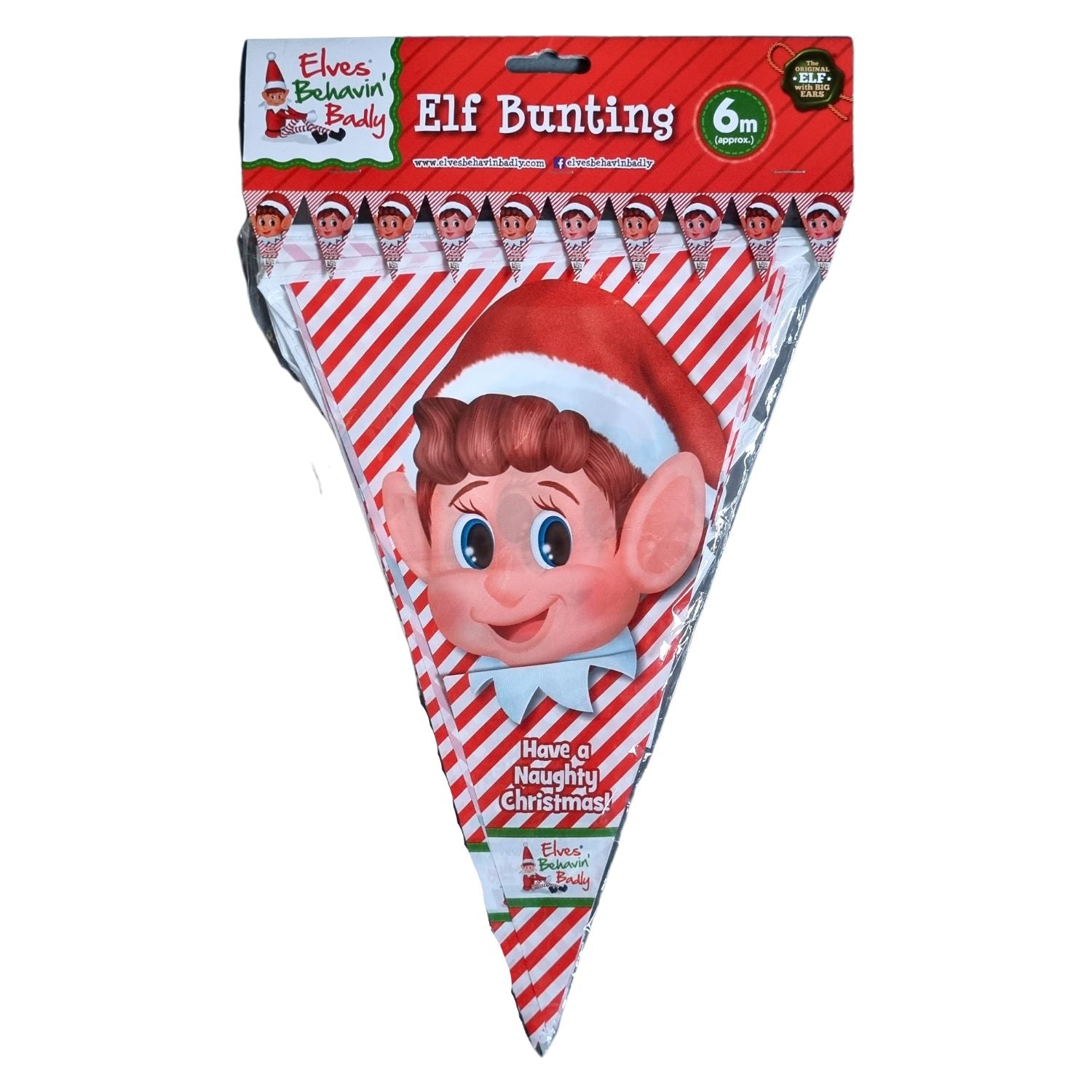 Xmas Elf bunting 10flag approx 6m