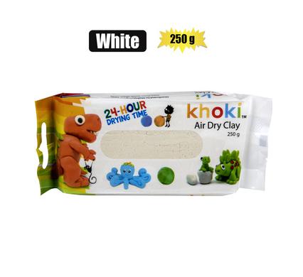 Khoki Air Dry Clay - White 250gram