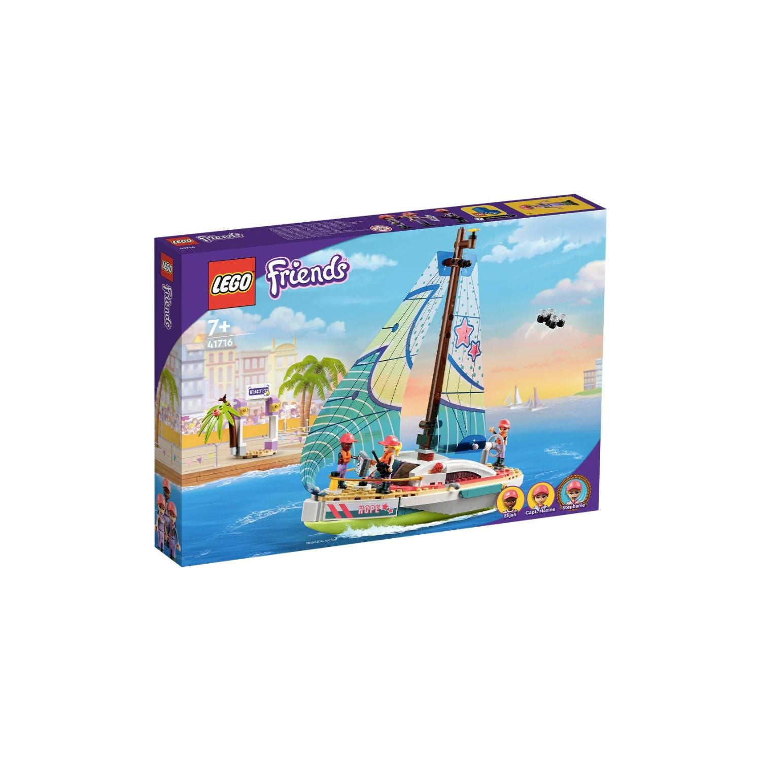 LEGO® Friends Stephanie’s Sailing Adventure 41716 Building Toy Set (309 Pieces)