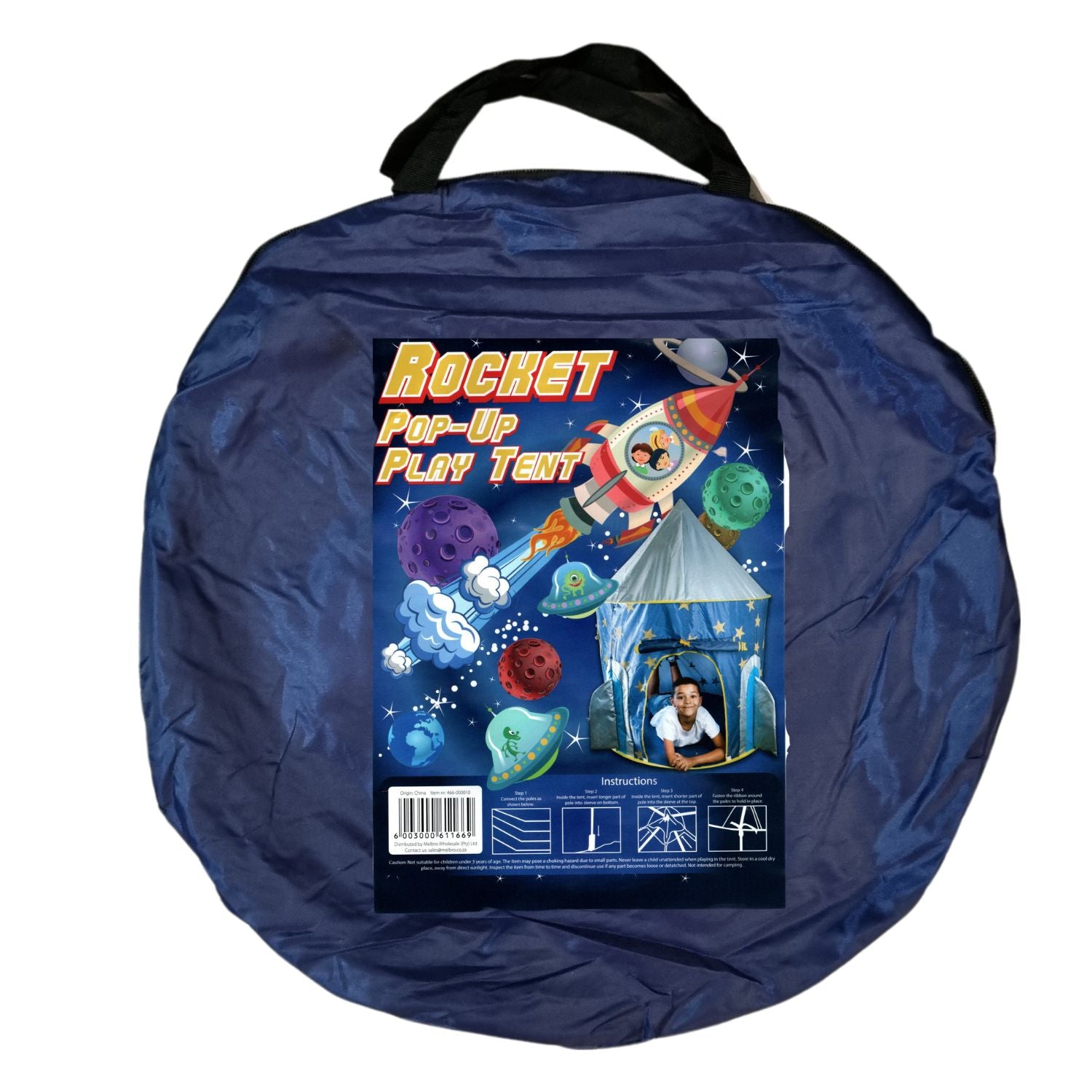 Play-Tent Pop-Up Rocket 105x130cm