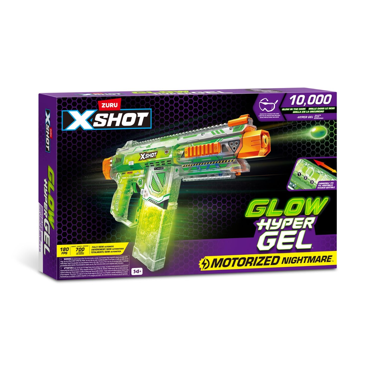 Zuru X-SHOT-HYPER GEL Glow In The Dark LARGE (10000gellets)