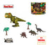 Prehistoric Times Dinosaur Playset with Light & Sound Wind-Up T-Rex