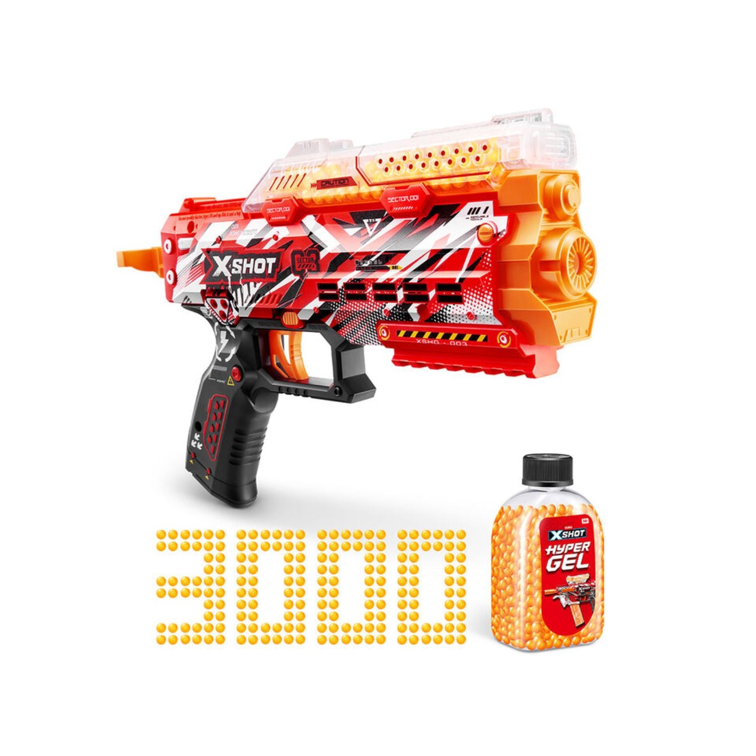 Zuru XSHOT Hyper Gel Stinger Blaster (3,000 Hyper Gel Pellets)