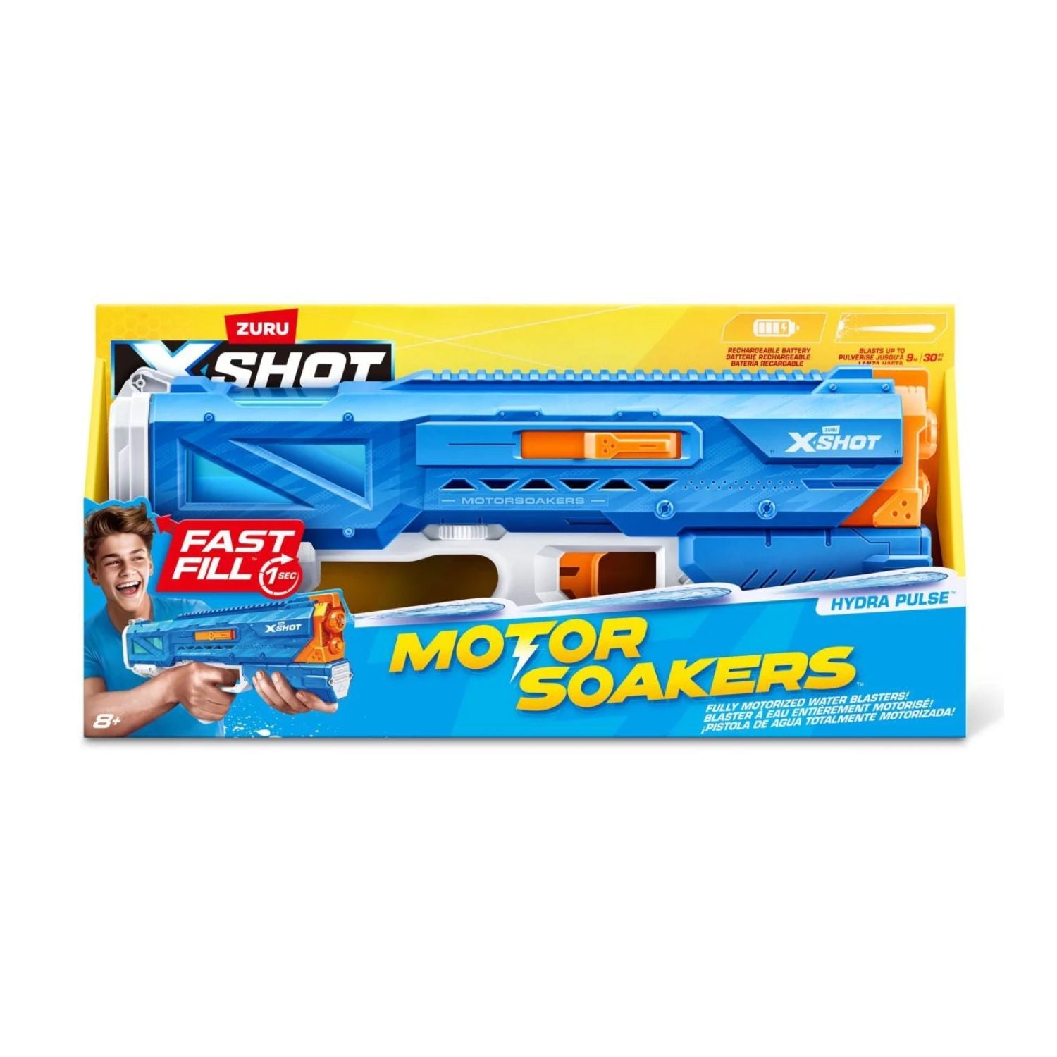 ZURU X-Shot Water-Fast Fill-Series 1-Small Motor Soaker