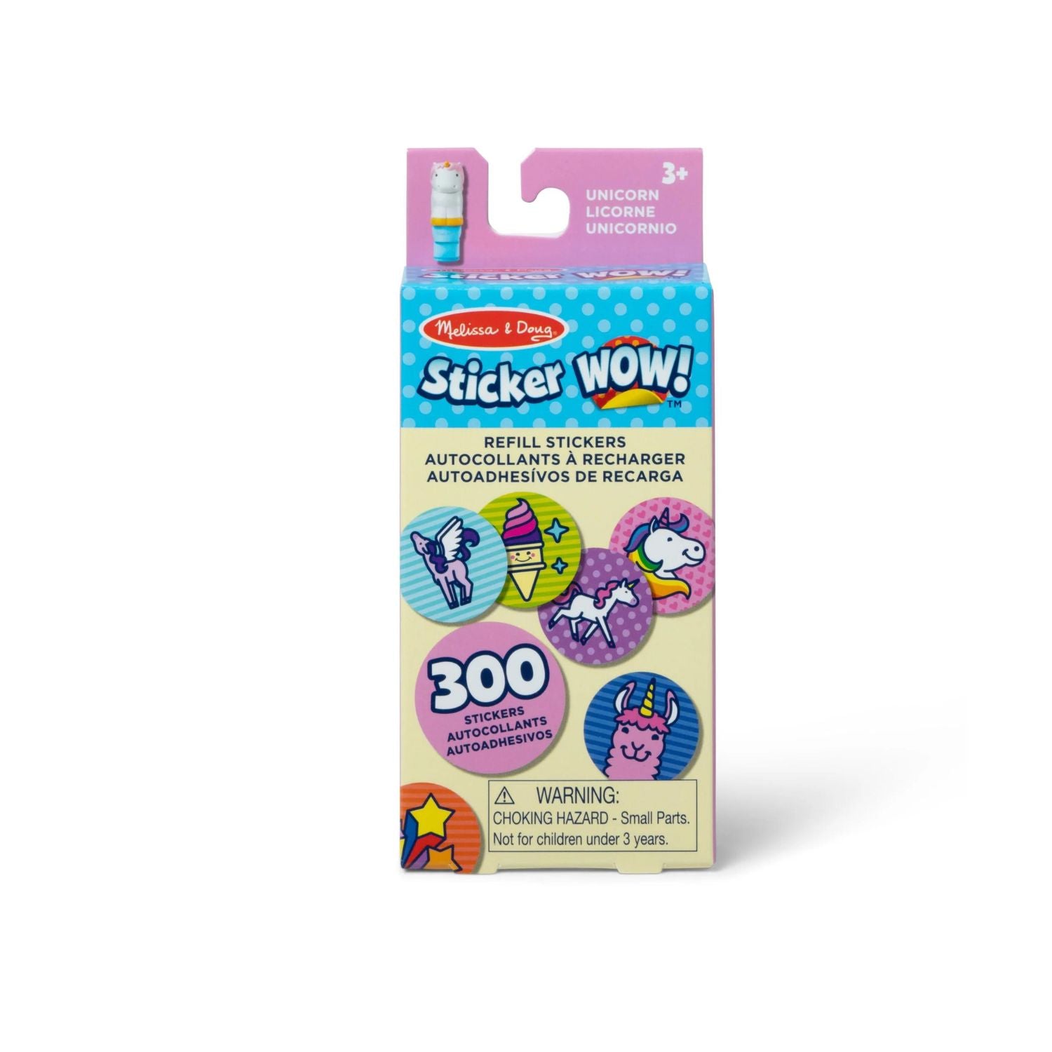 Melissa & Doug Sticker WOW! - Refill Stickers - Unicorn