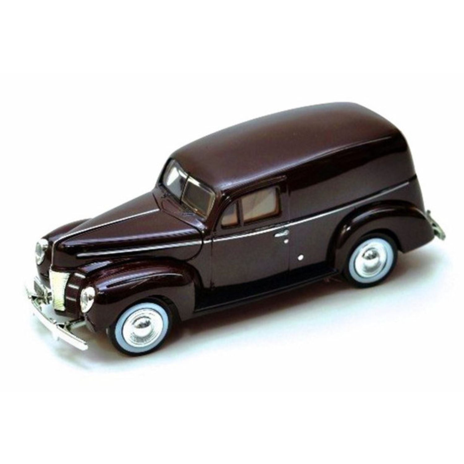 Motormax 1940 Ford Sedan Delivery Scale 1:24 Diecast - Burgundy