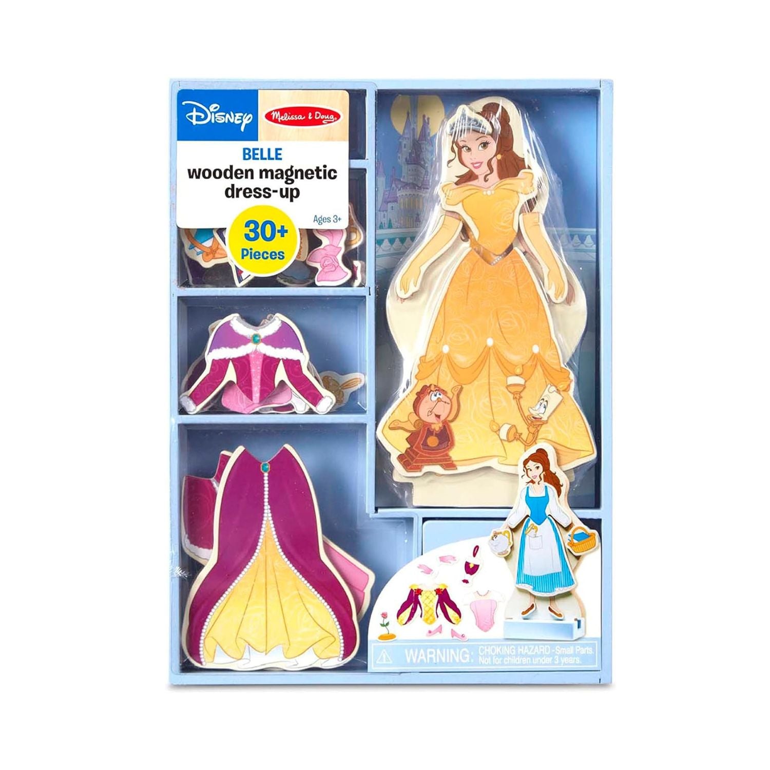 Melissa & Doug Wooden Magnetic dress-up Belle