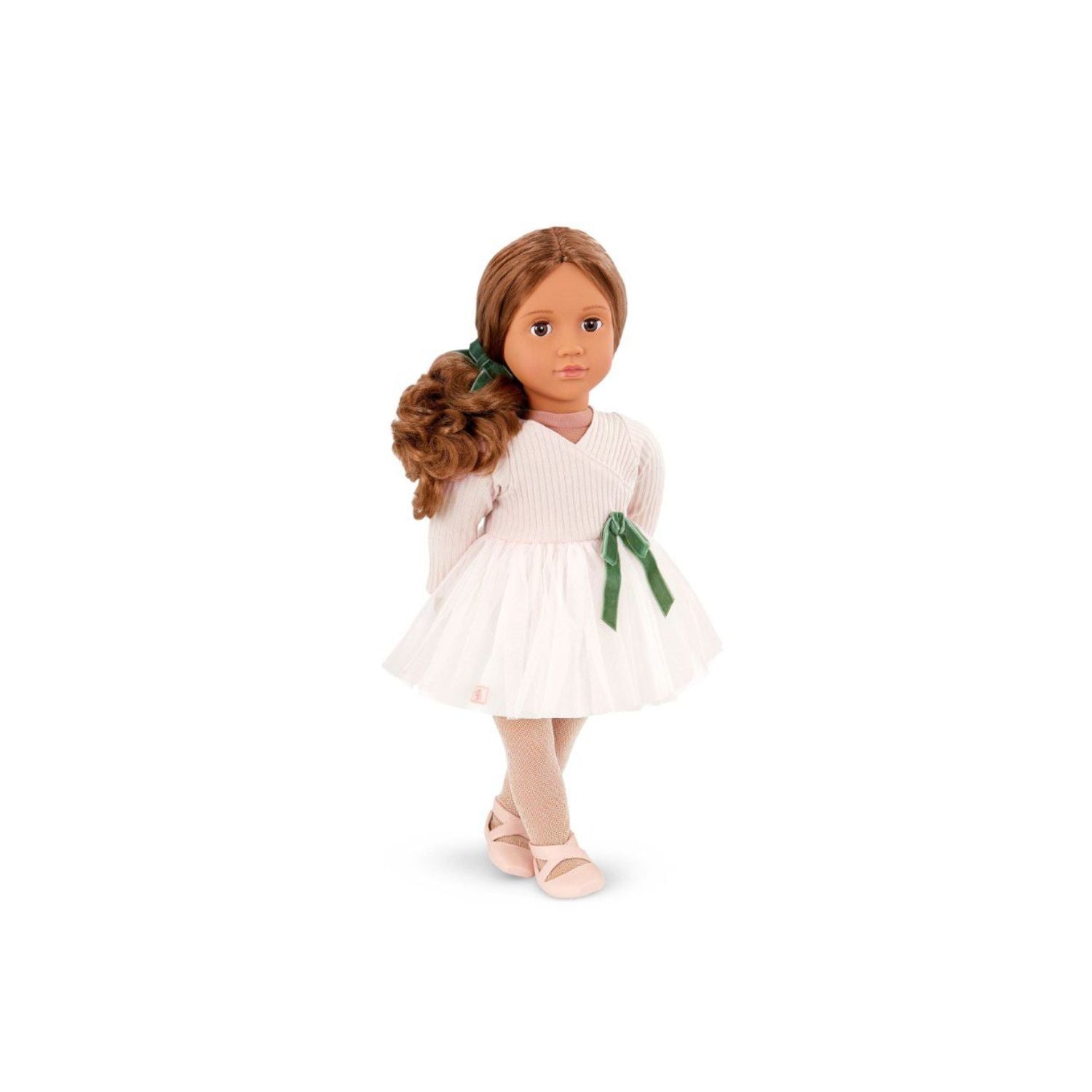 Our Generation Classic 18 inch Ballerina Doll Carlota Brown Hair