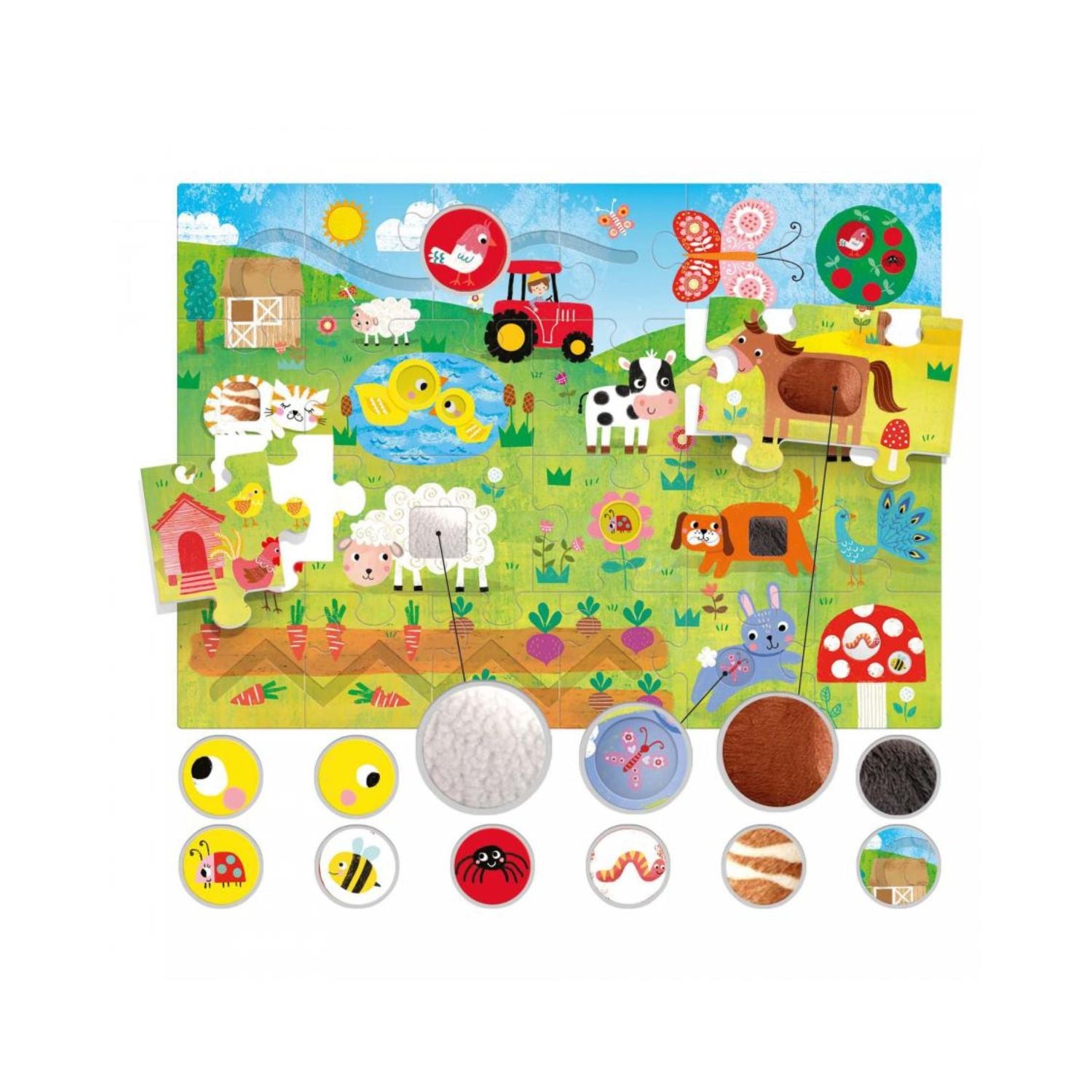 Headu Montessori Tactile Puzzle