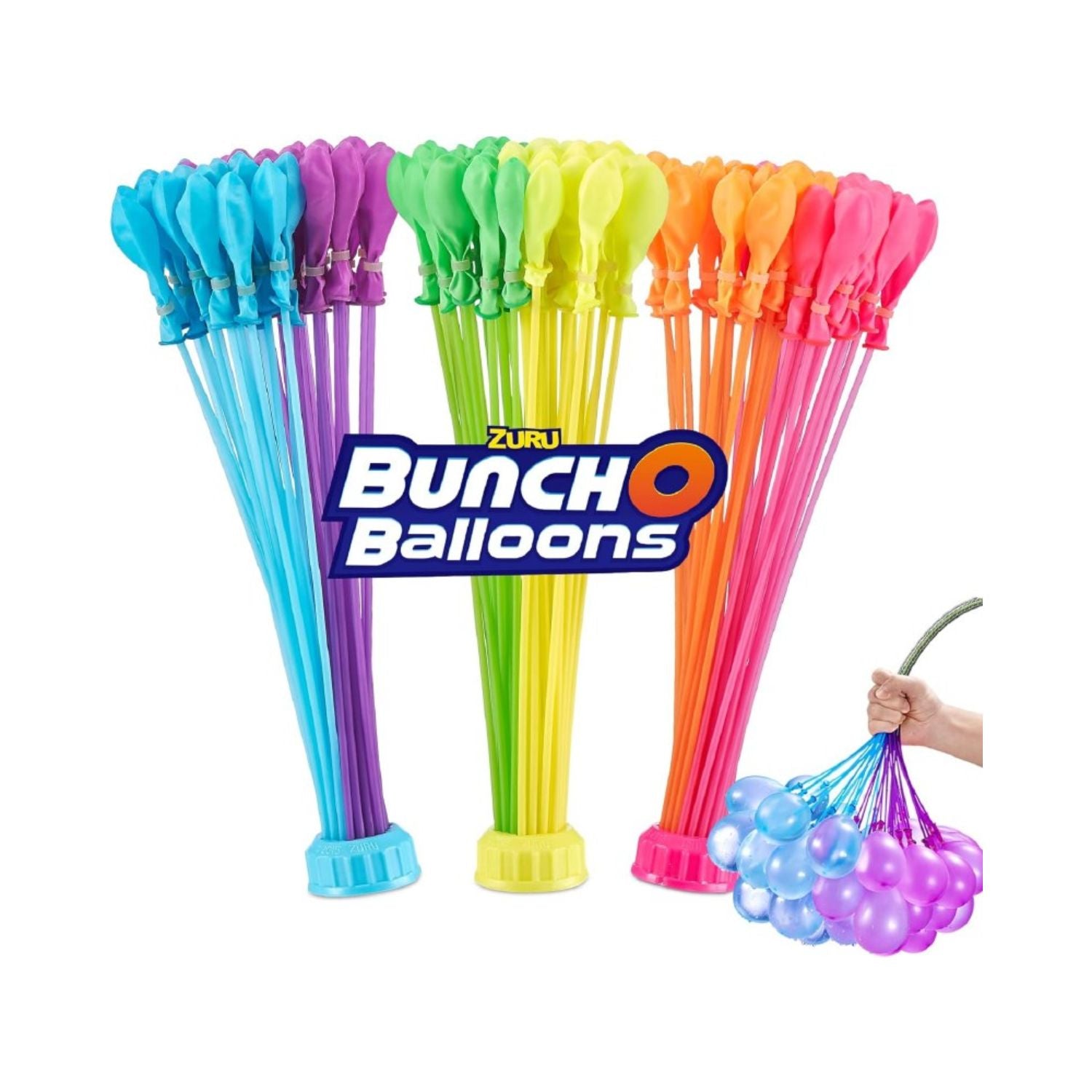 Zuru BUNCH O BALLOONS  Tropical Party with 1 Launcher and 100+ Rapid-Filling Self-Sealing Balloons