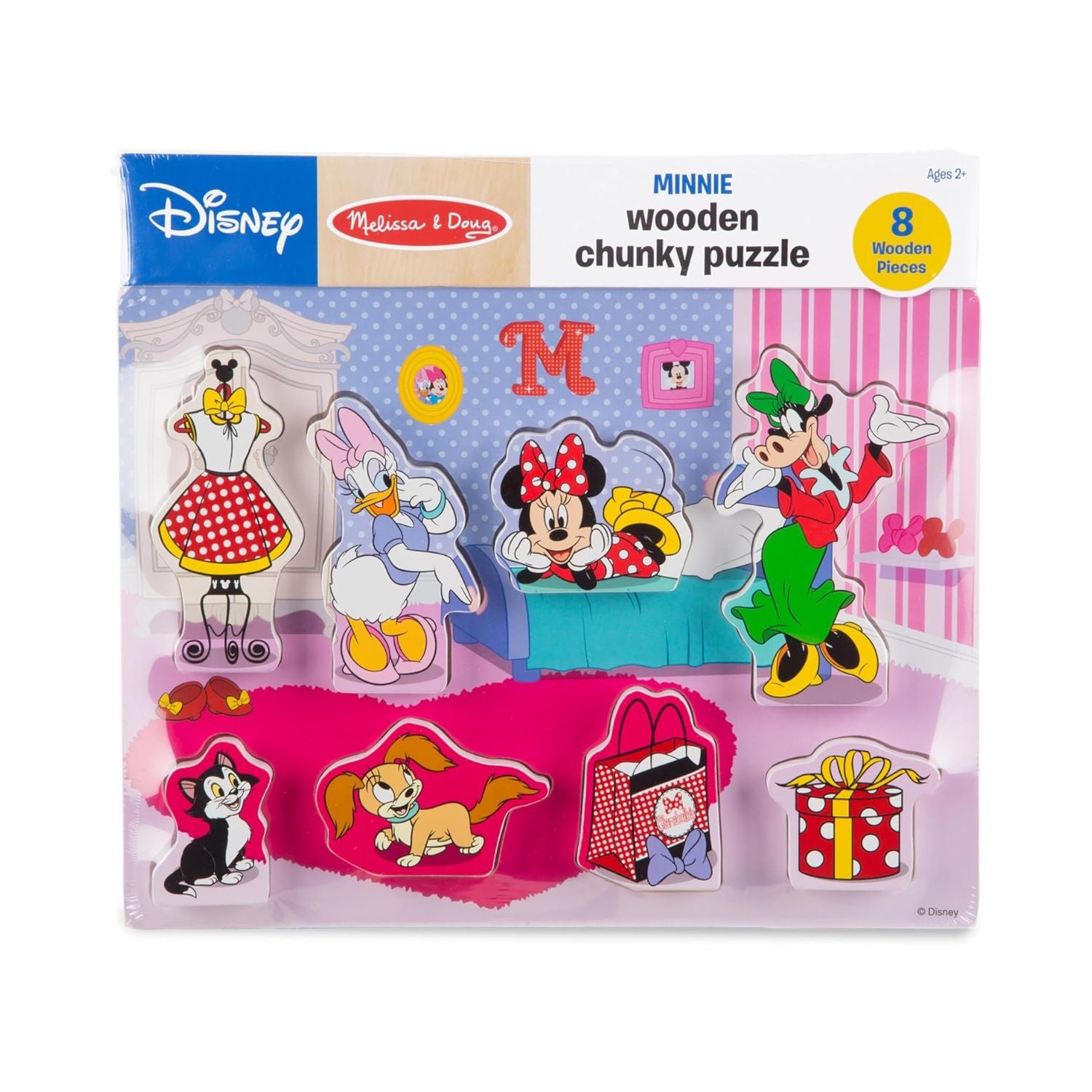 Melissa & Doug Disney Minnie Mouse Chunky Wooden Puzzle