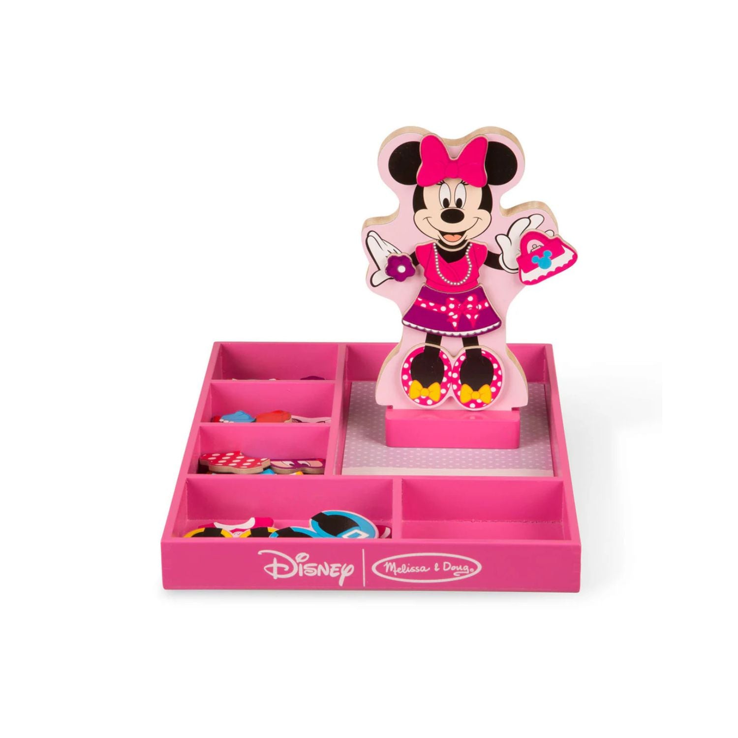 Melissa & Doug Wooden Magnetic dress-up Disney Minnie