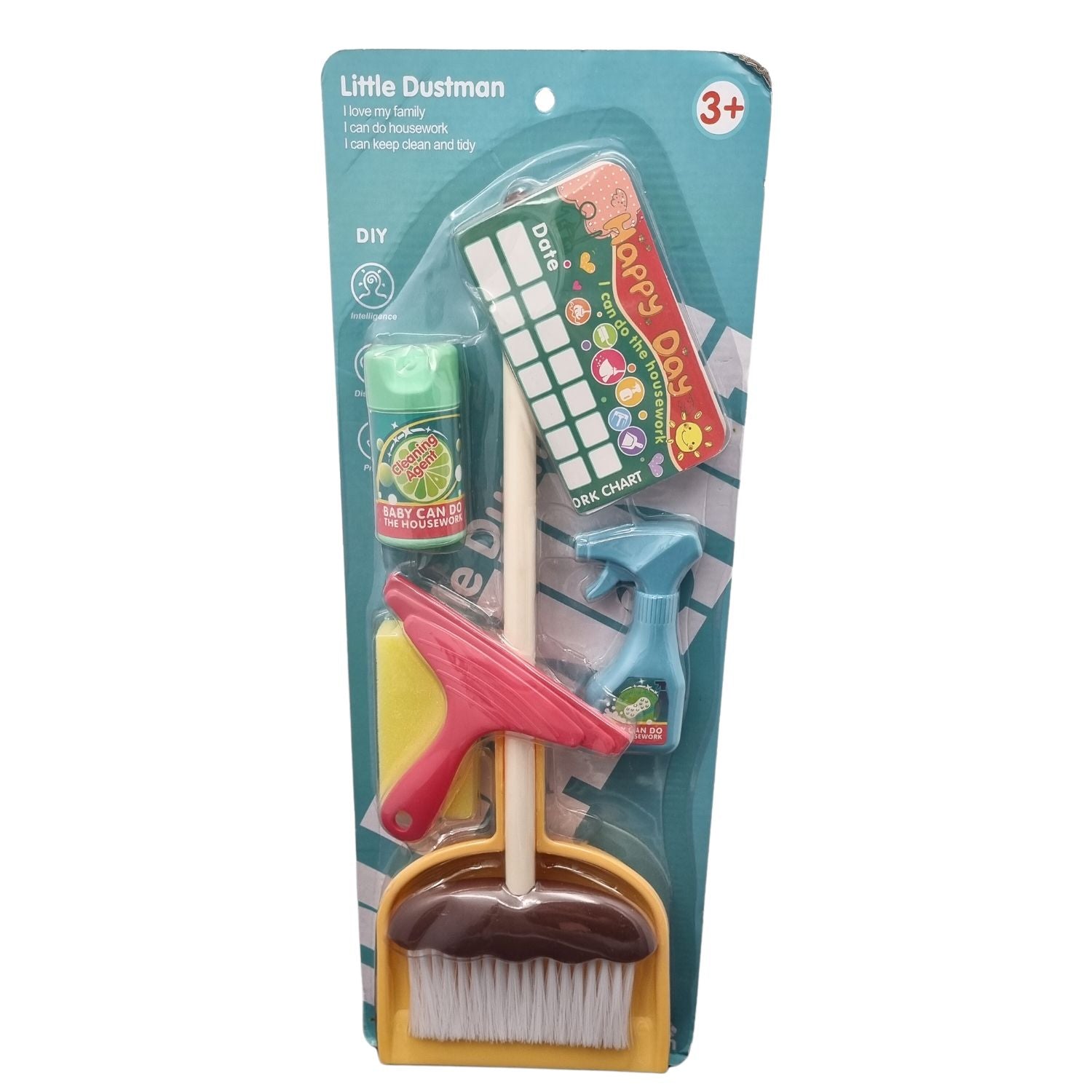 Dust, Sweep, Mop Cleaning Set - 8pc