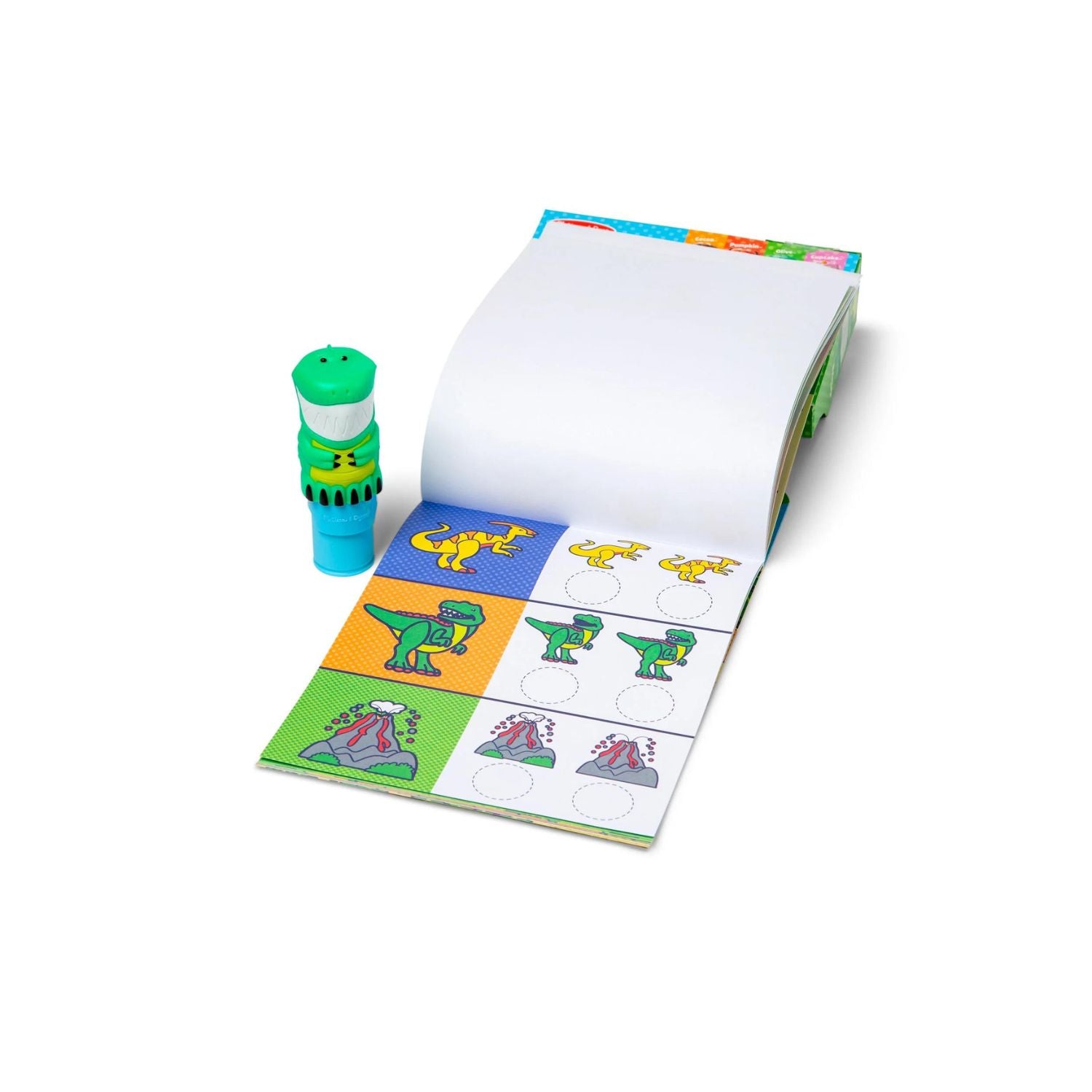 Melissa & Doug Sticker WOW! - Sticker Stamper & Activity Pad - Dinosaur