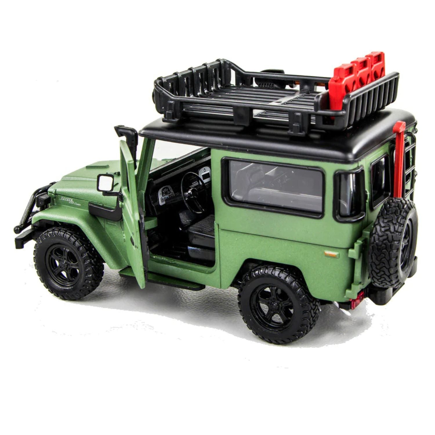 Motormax 1:24 Toyota FJ40 Land Cruiser Off Road Green