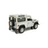 Welly Land Rover Defender Silver Scale 1:24