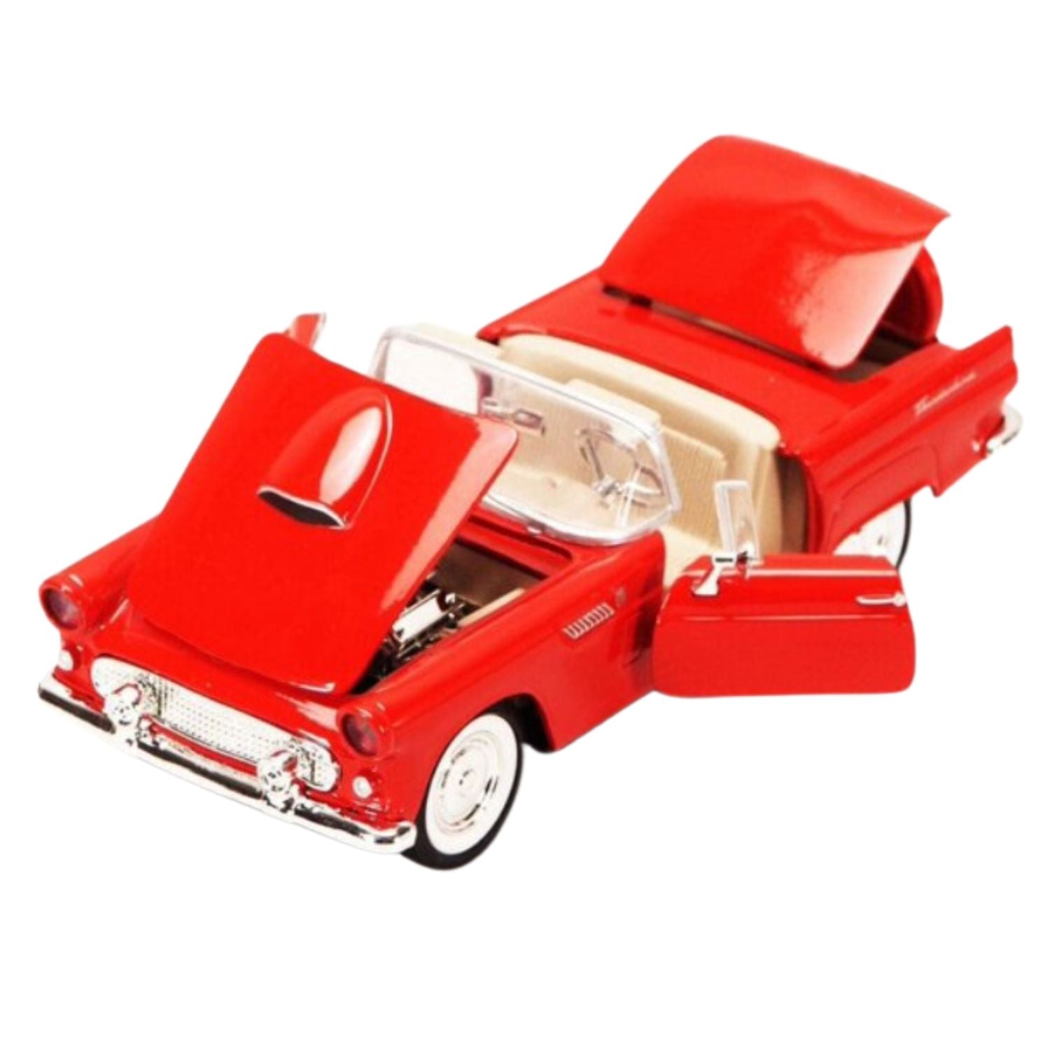 Motormax 1956 Ford Thunderbird Scale 1:24 - Red