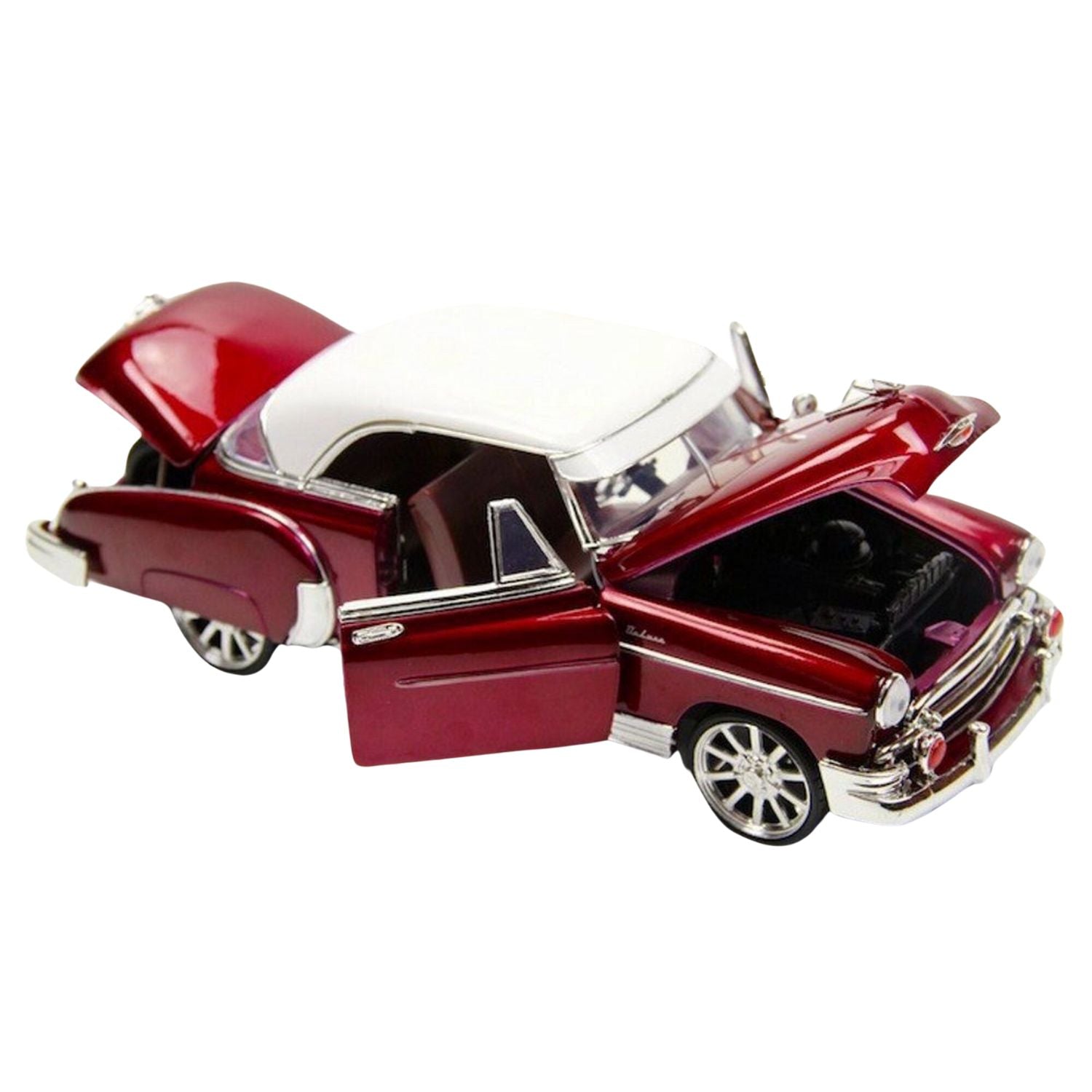 Motormax 1950 Chevy Bel Air Metallic Red Scale 1:18