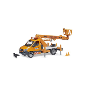 Bruder Mercedes-Benz Sprinter with working platform