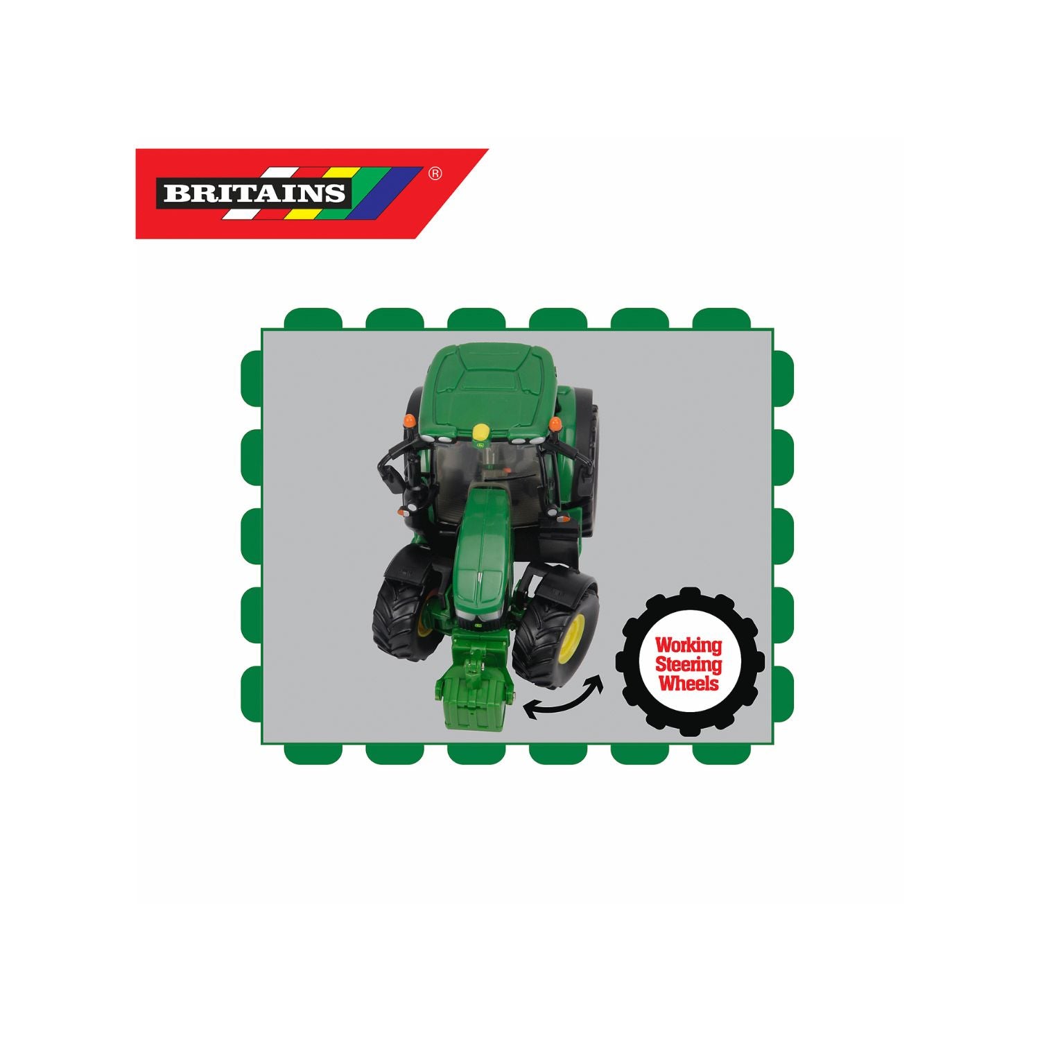 TOMY John Deere 6120M Tractor Scale 1:32