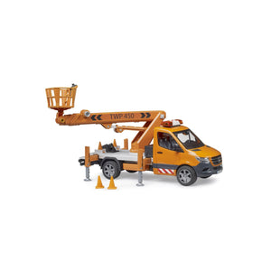 Bruder Mercedes-Benz Sprinter with working platform