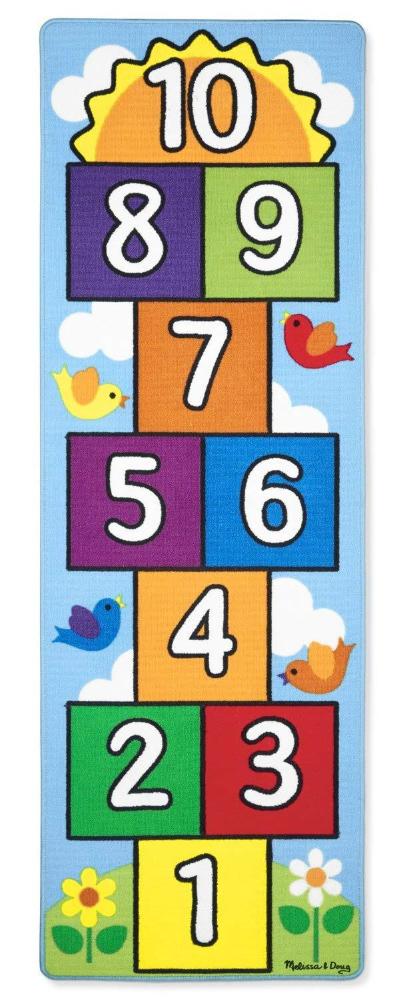 Melissa & Doug Hop & Count Hopscotch Rug