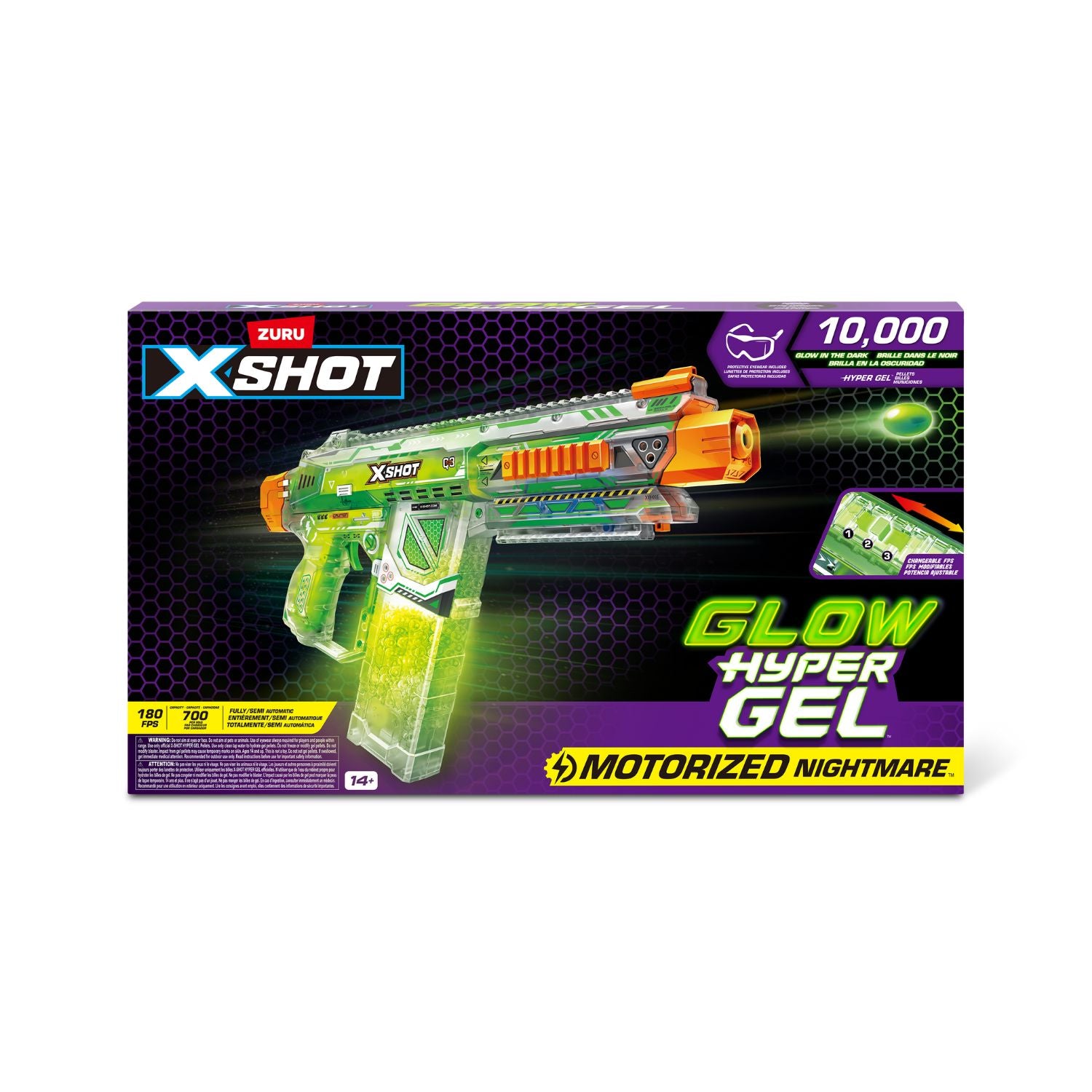 Zuru X-SHOT-HYPER GEL Glow In The Dark LARGE (10000gellets)