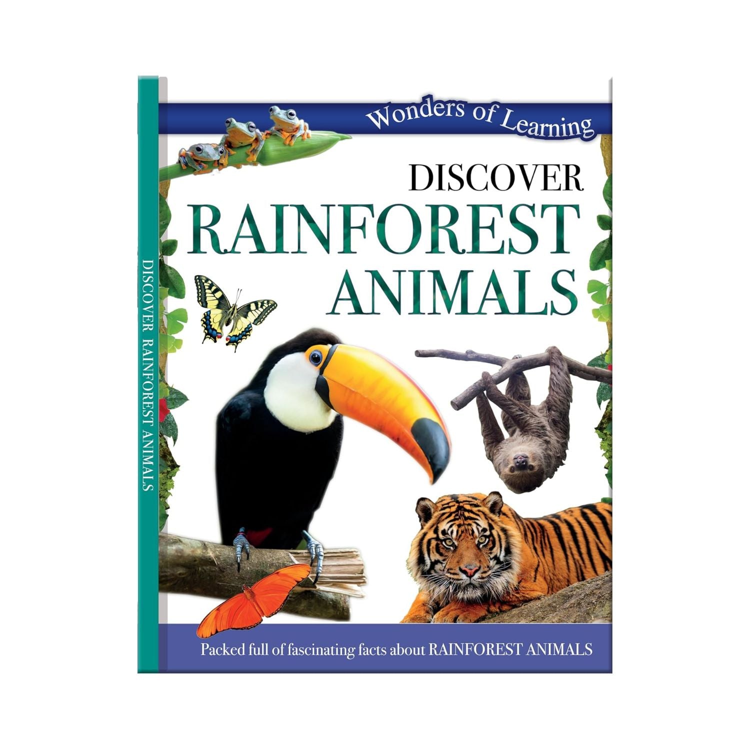 Wonders of Learning Book - Discover Rainforest Animals