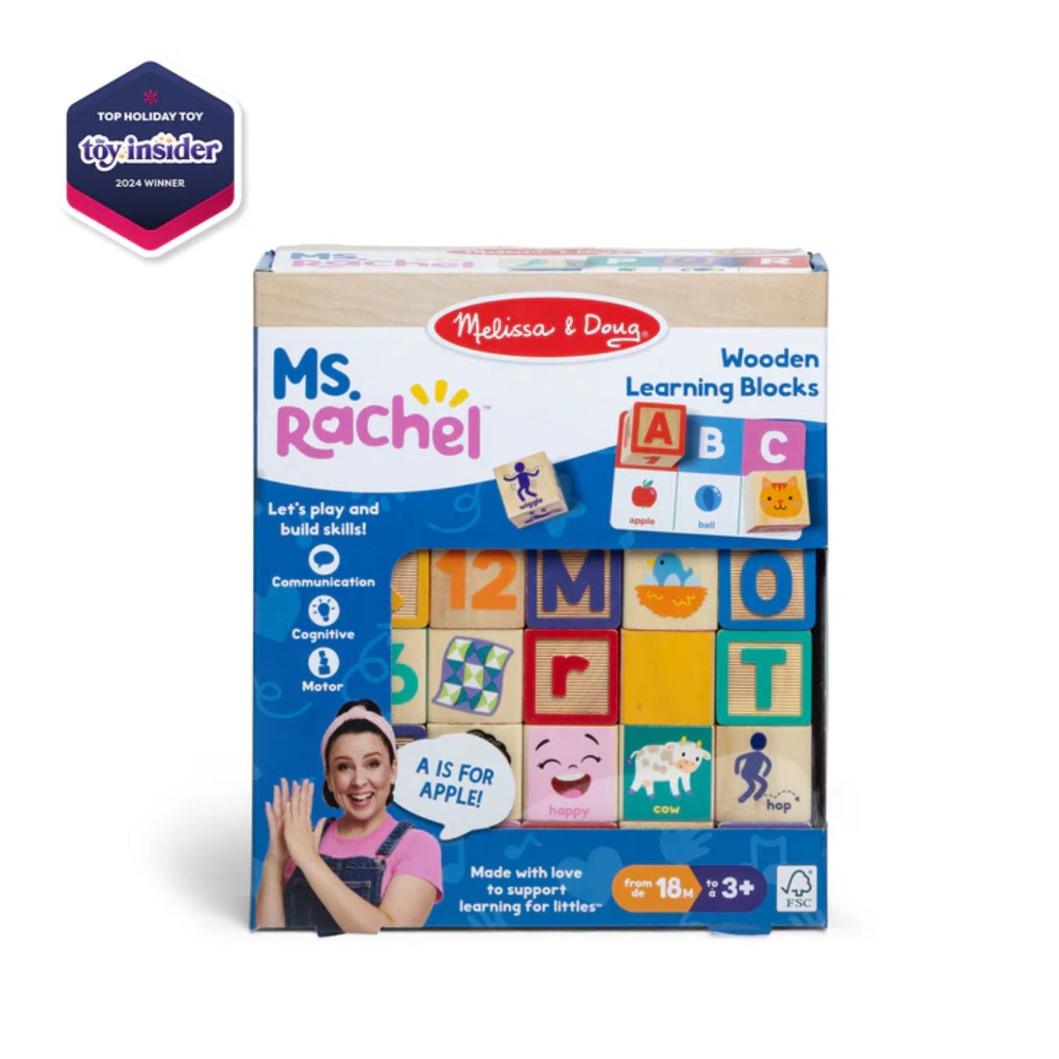 Melissa & Doug Ms Rachel Blocks & Activity Cards