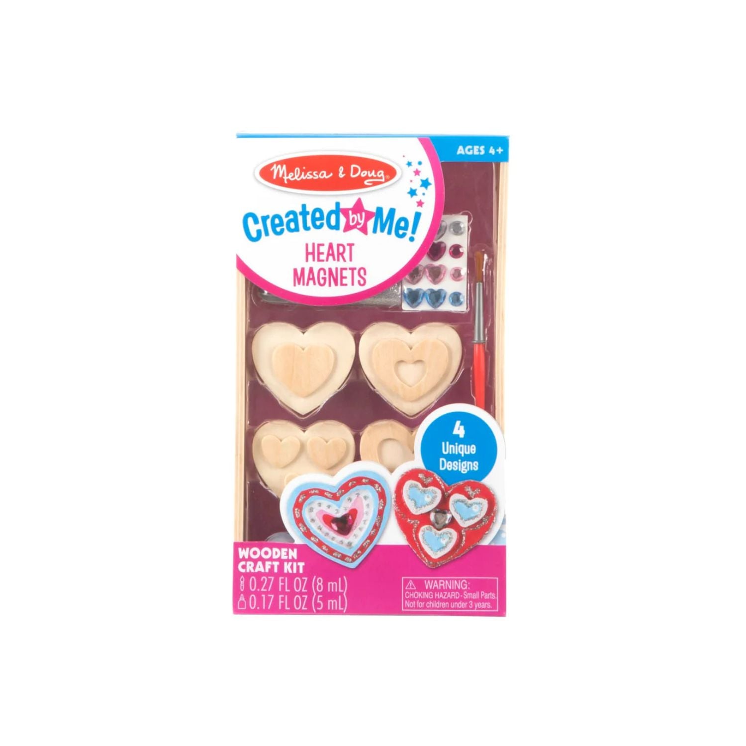 Melissa & Doug Wooden Heart Magnets