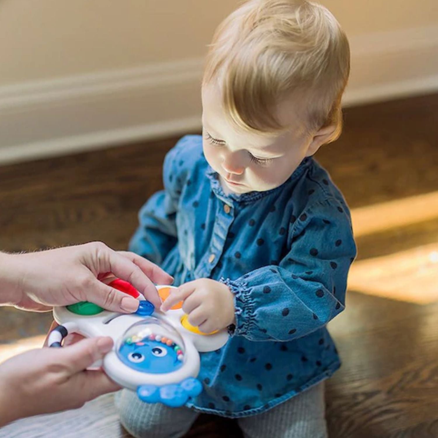 Baby Einstein - Opus’s Shape Pops Sensory Rattle & Teether