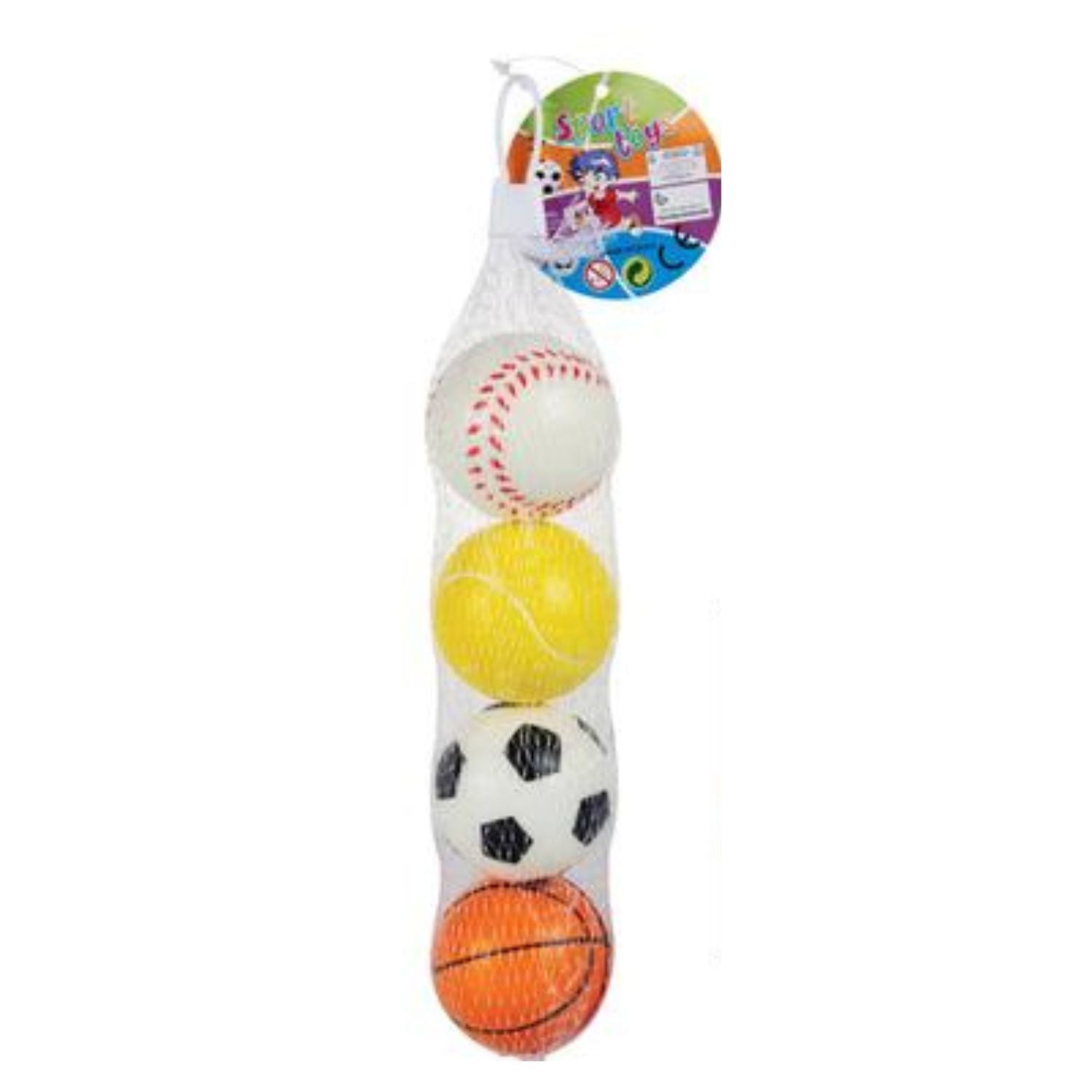 Ball set sport style 5.5cm 4pc