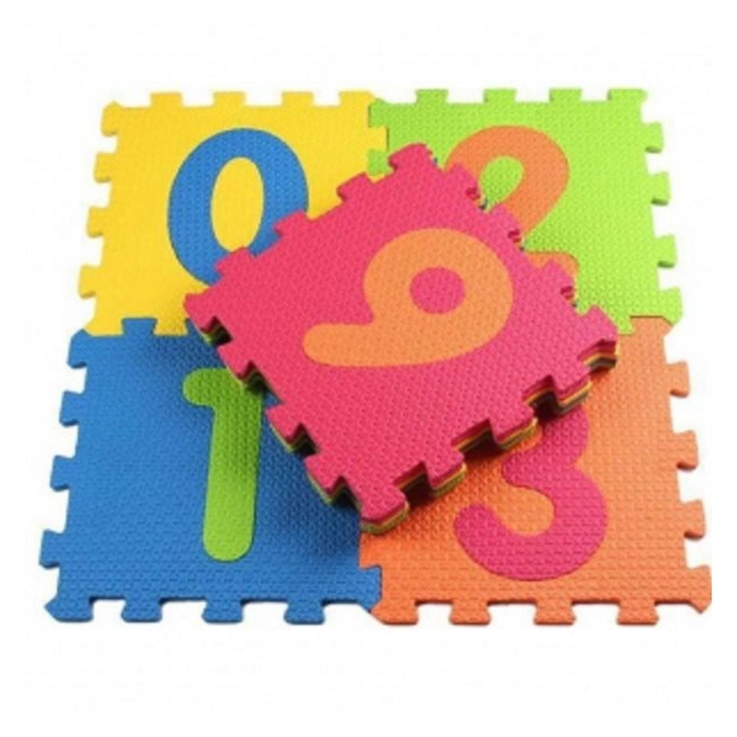 EVA Numbers Mat - 10 Blocks (28cm x 28cm)