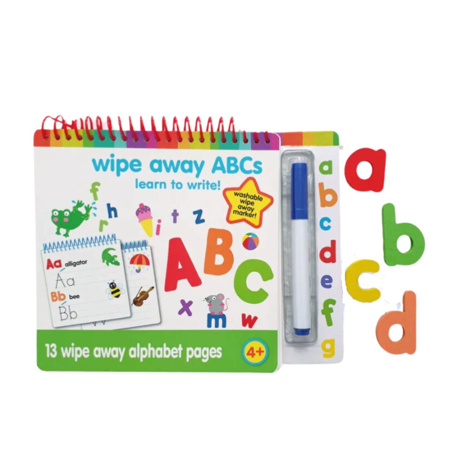 Edu Book Wipe Away Alphabet Pages