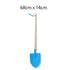 Garden Monsters Kids Garden Shovel and Rake Set - Blue