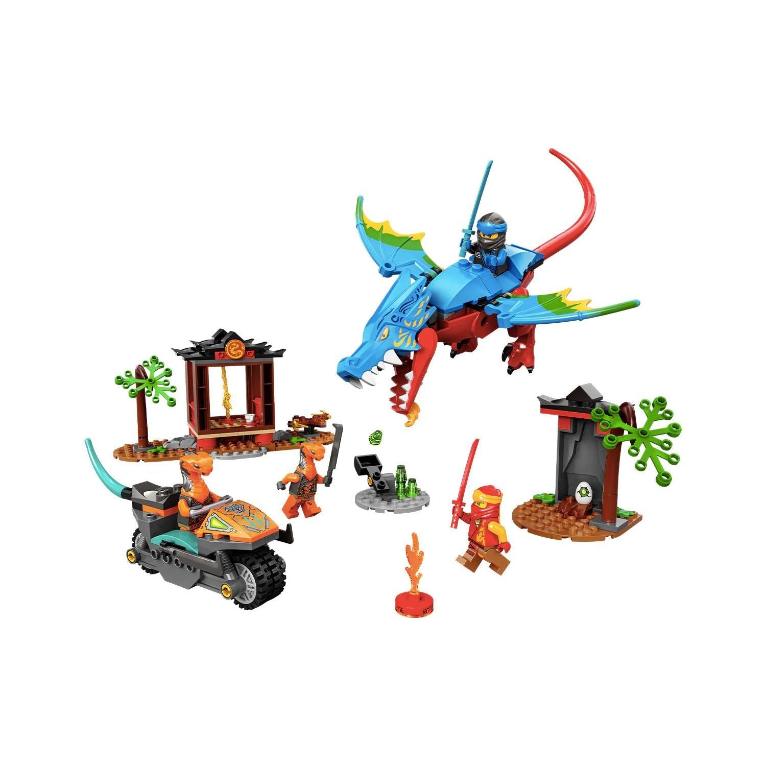 LEGO® NINJAGO® Ninja Dragon Temple 71759 Building Toy Set (161 Pieces)