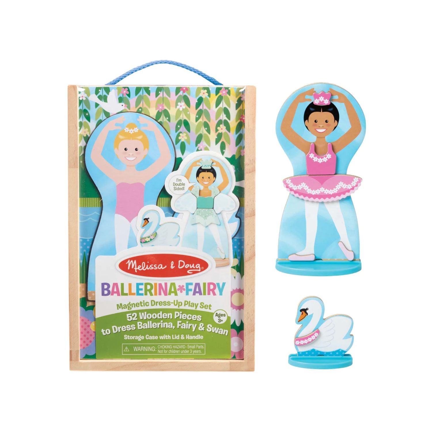 Melissa & Doug Ballerina / Fairy Magnetic Dress-Up Play Set