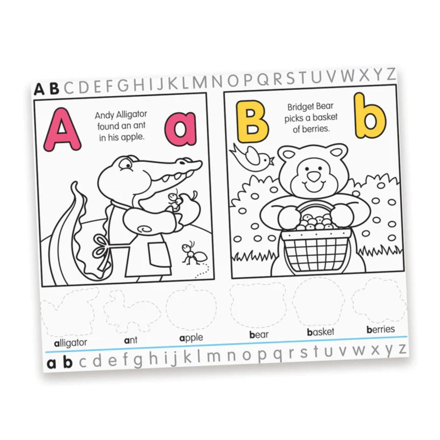 Melissa & Doug Educational Activity Pad Set of 2 - Alphabet and Number's