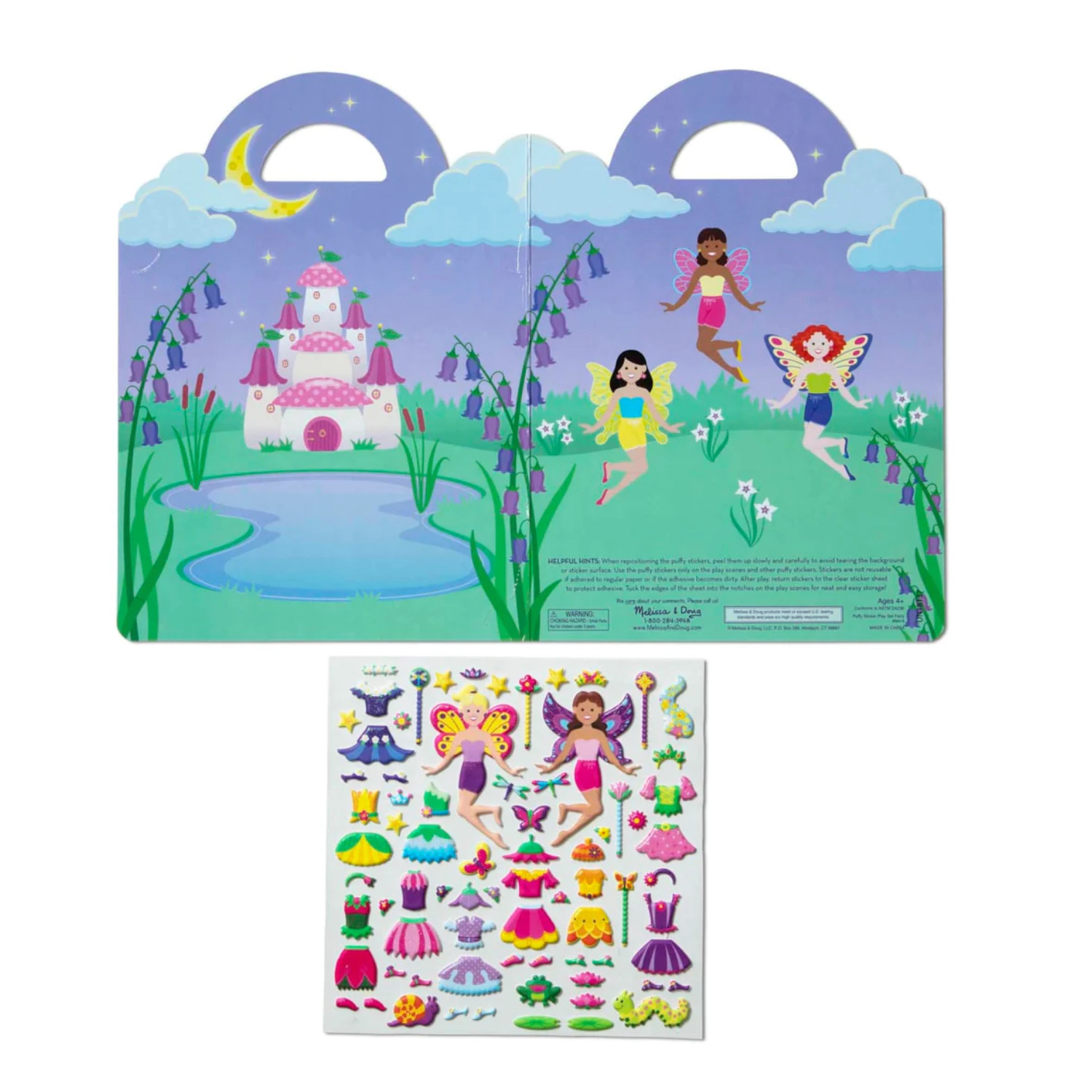 Melissa & Doug Fairy Sticker Set with Fairy Colour Blast