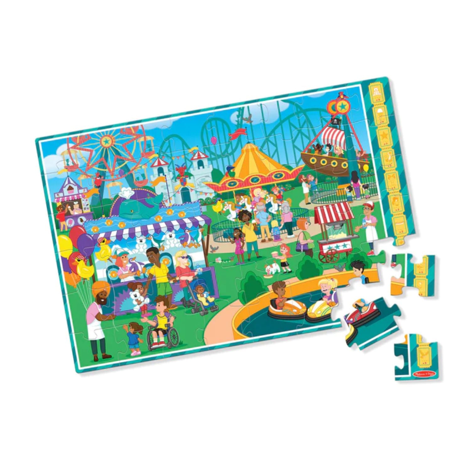 Melissa & Doug Fun at the Fair 48 pc Floor Puzzle