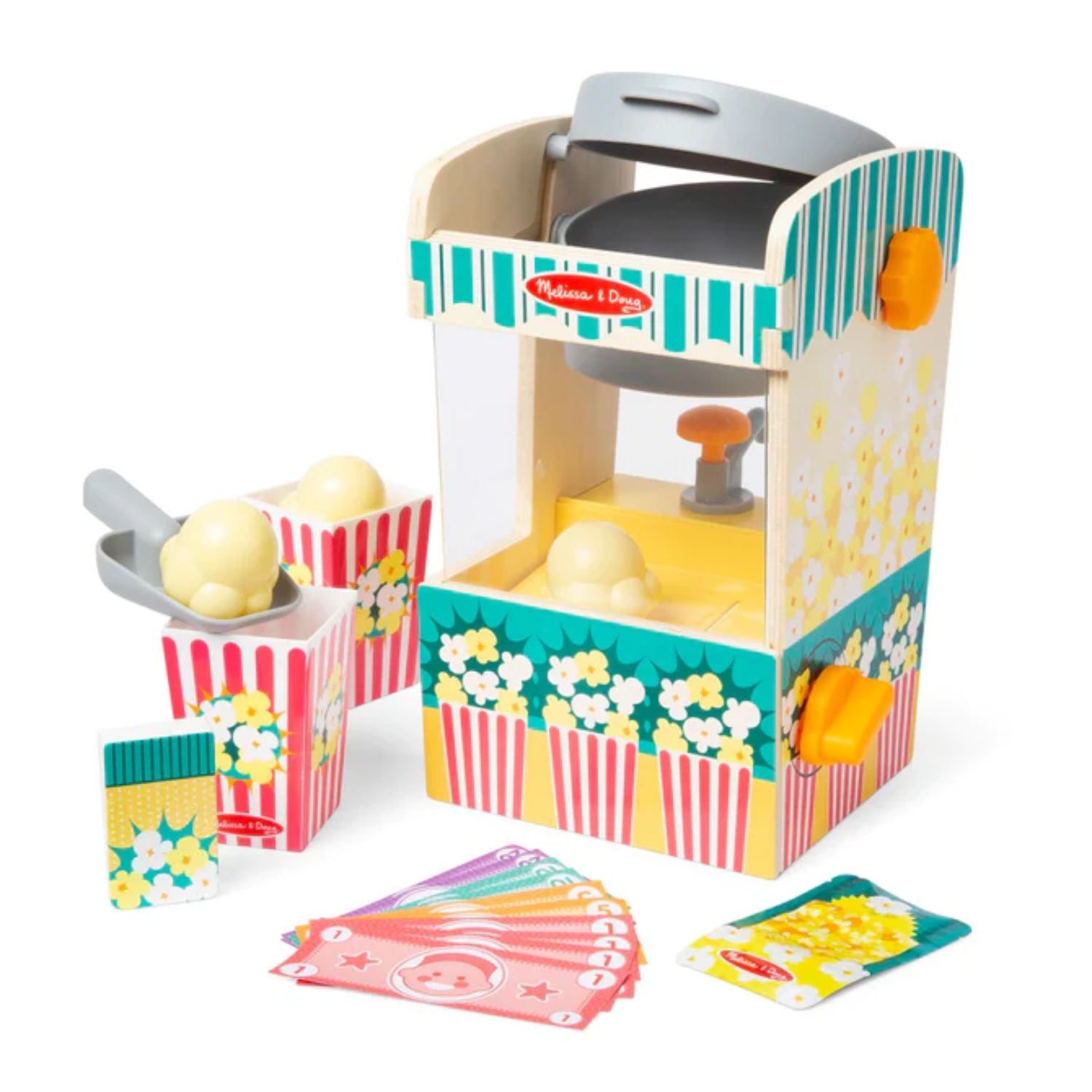 Melissa & Doug Fun at the Fair Pop & Serve Popcorn Stand