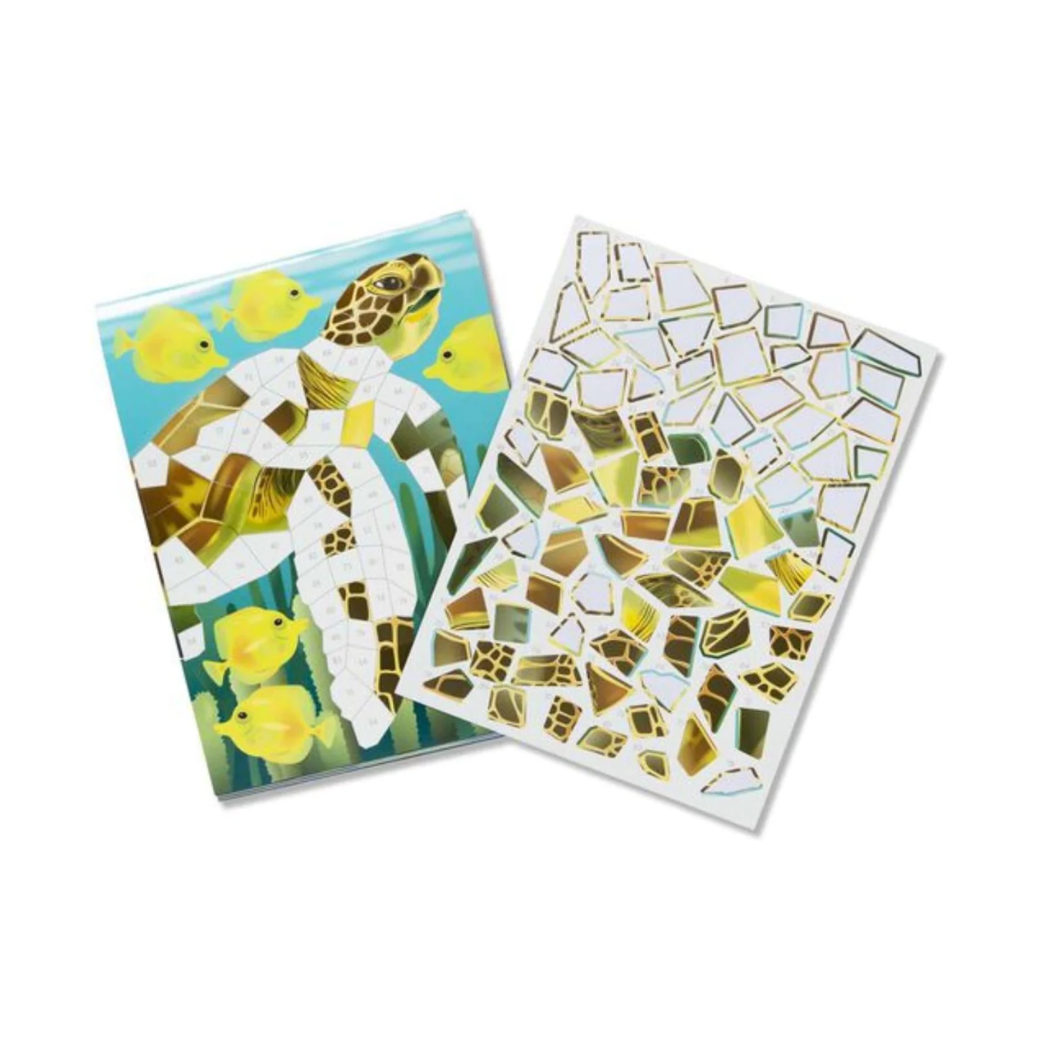 Melissa & Doug Mosaic Sticker Pad Set of 3 - Ocean, Nature & Safari Theme