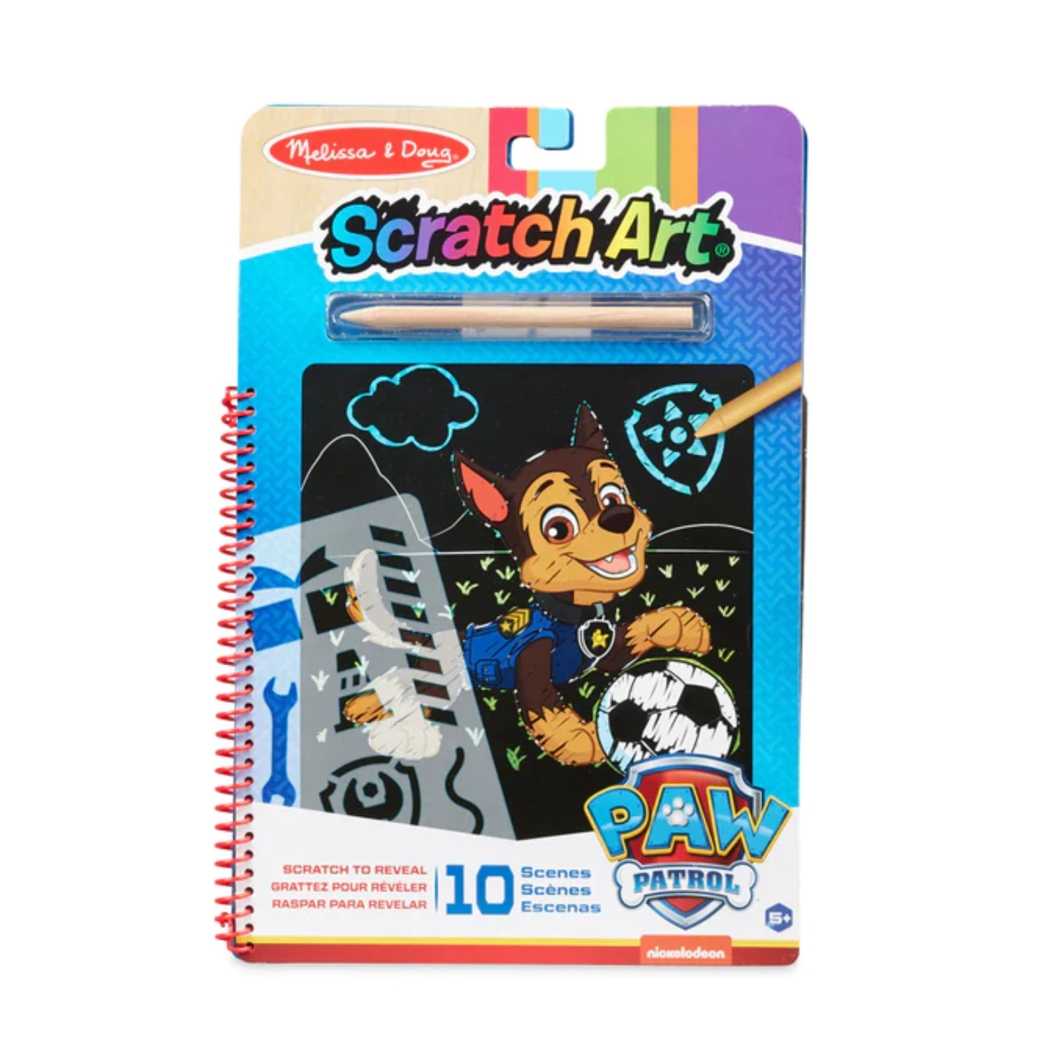 Melissa & Doug Paw Patrol Scratch Art Pad - Set of 3