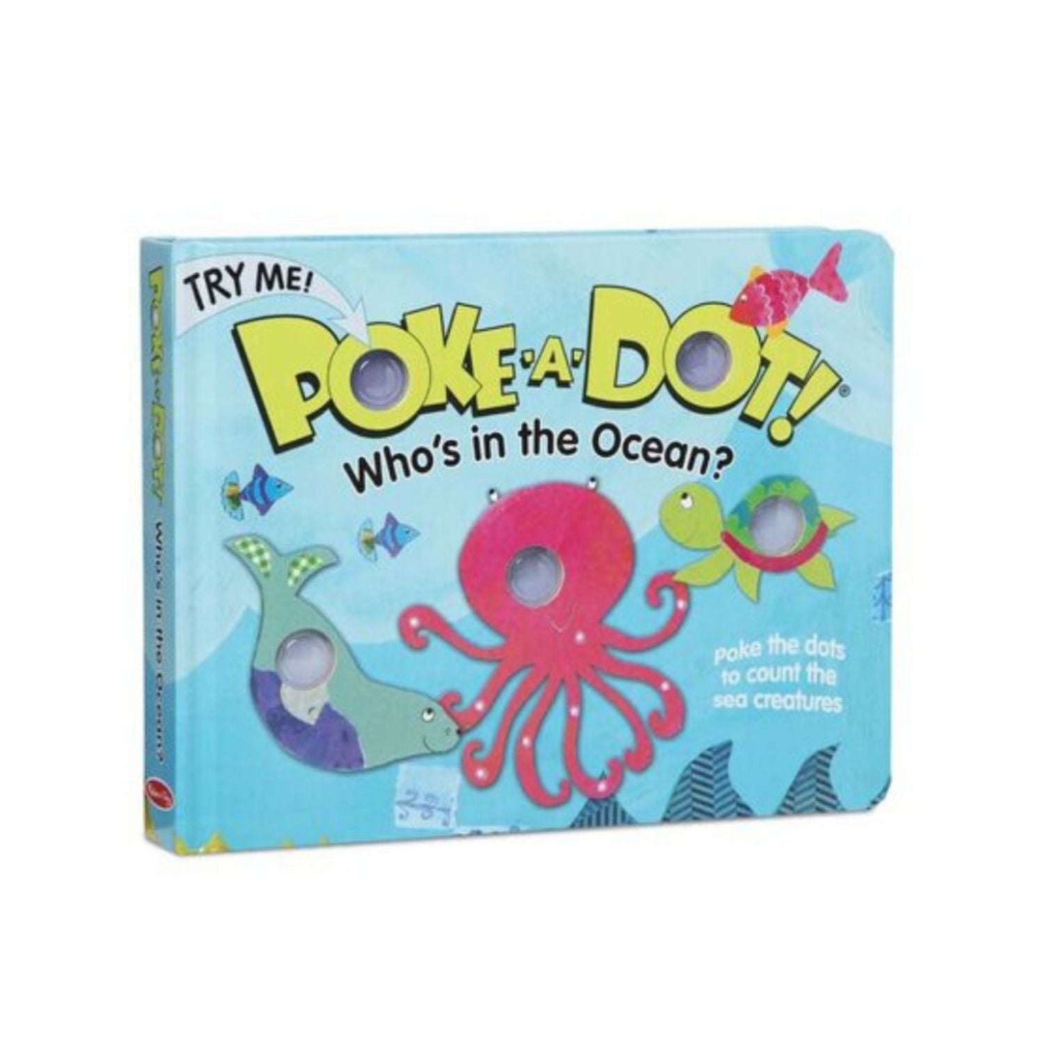 Melissa & Doug Poke-A-Dot Books Pack of 3 - Animals, Monkeys & Ocean