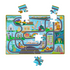 Melissa & Doug Race Around the World Tracks Floor Puzzle – 48 Pieces