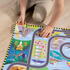 Melissa & Doug Race Around the World Tracks Floor Puzzle – 48 Pieces