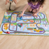 Melissa & Doug Race Around the World Tracks Floor Puzzle – 48 Pieces