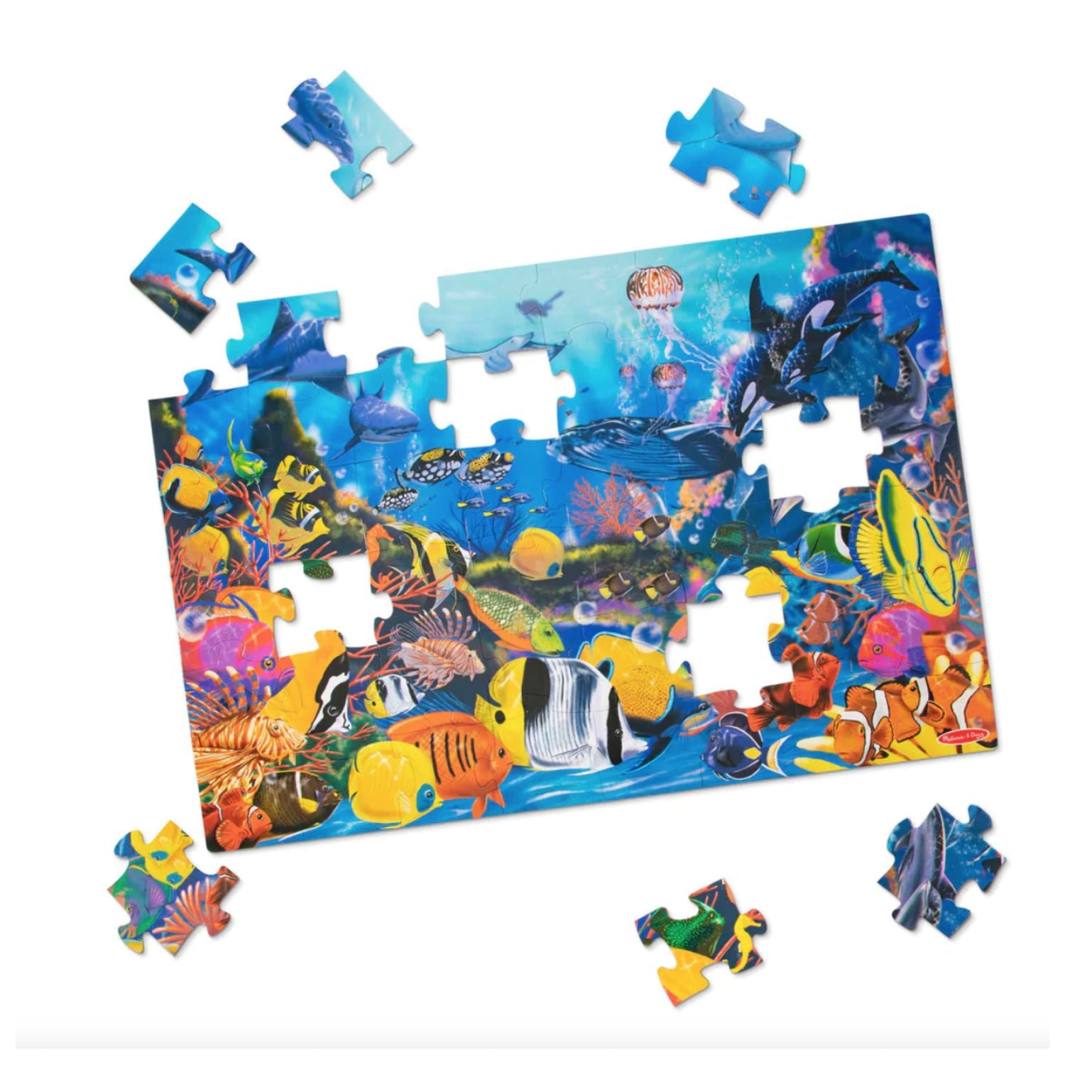 Melissa & Doug Underwater Floor Puzzle - 48 Pieces