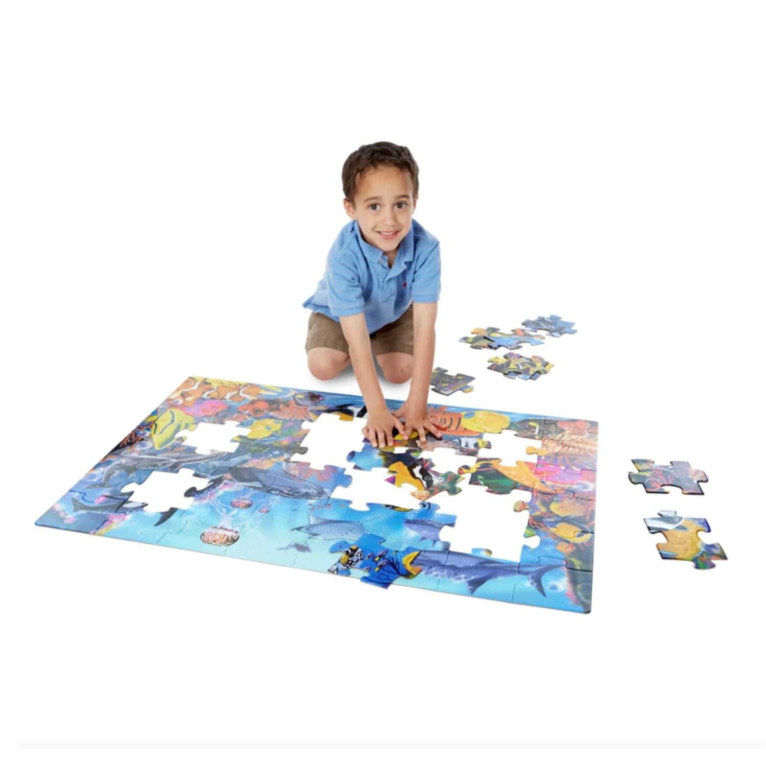 Melissa & Doug Underwater Floor Puzzle - 48 Pieces